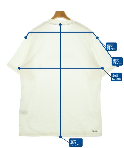 F.C.R.B（エフシーアールビー）Tシャツ・カットソー 白 サイズ:XXL メンズ/2200726538032