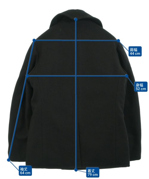 TENDERLOIN（テンダーロイン）ピーコート 黒 サイズ:S メンズ/2200567529190