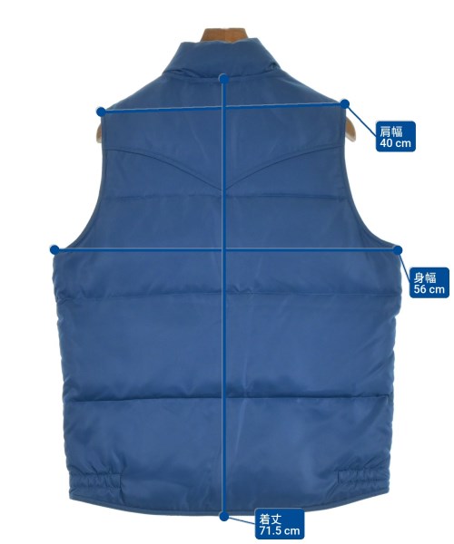 TENDERLOIN（テンダーロイン）ダウンジャケット/ダウンベスト 青 サイズ:M メンズ/2200634394096