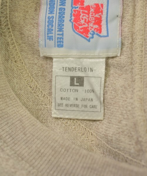 TENDERLOIN（テンダーロイン）Tシャツ・カットソー ベージュ サイズ:L メンズ/2200699896030