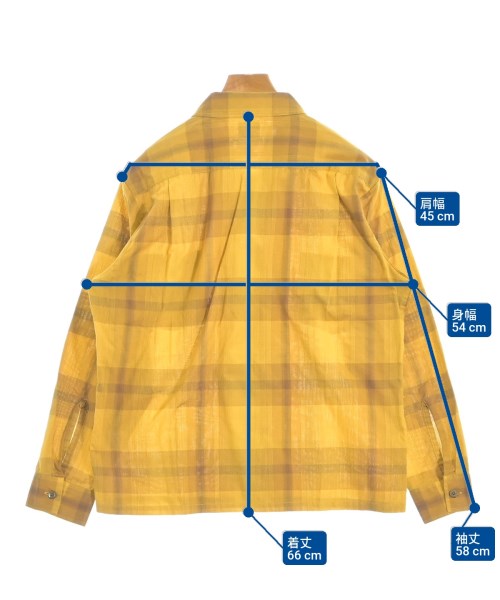 TENDERLOIN（テンダーロイン）カジュアルシャツ 黄 サイズ:S メンズ/2200658666063