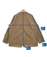 POST O'ALLS（ポストオーバーオールズ）カジュアルジャケット 茶 サイズ:XL メンズ/2200642417046