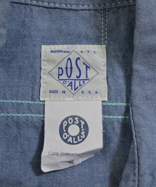 POST O'ALLS（ポストオーバーオールズ）カジュアルシャツ 青 サイズ:S メンズ/2200631408130