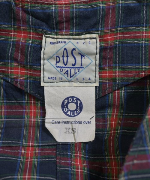 POST O'ALLS（ポストオーバーオールズ）カジュアルシャツ 紺 サイズ:XS メンズ/2200631408147