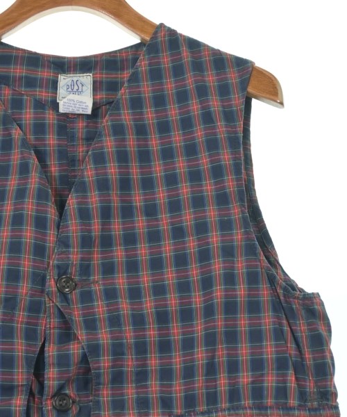 POST O'ALLS（ポストオーバーオールズ）カジュアルシャツ 紺 サイズ:XS メンズ/2200631408147