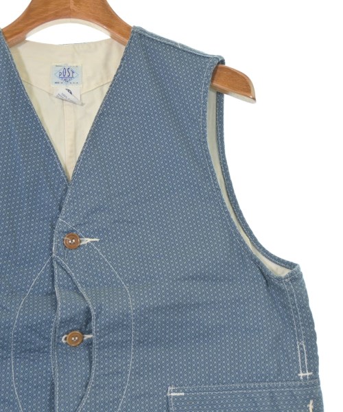 POST O'ALLS（ポストオーバーオールズ）カジュアルシャツ 青 サイズ:S メンズ/2200631408161