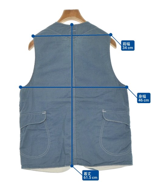 POST O'ALLS（ポストオーバーオールズ）カジュアルシャツ 青 サイズ:S メンズ/2200631408161