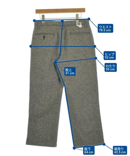 POST O'ALLS（ポストオーバーオールズ）スラックス グレー サイズ:S メンズ/2200631408260