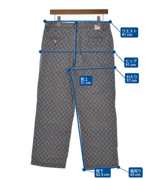 POST O'ALLS（ポストオーバーオールズ）スラックス グレー サイズ:M メンズ/2200631408338