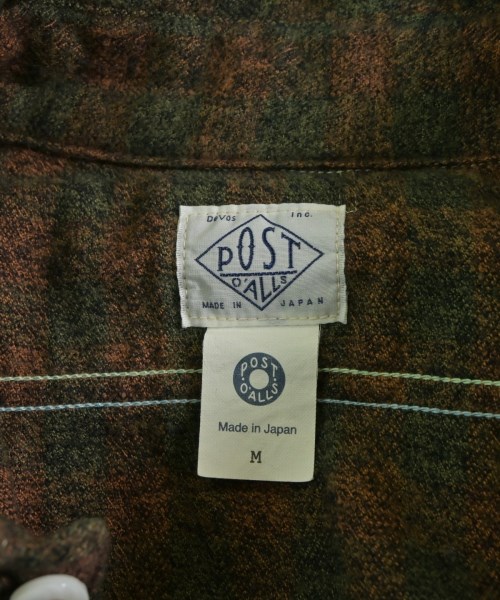 POST O'ALLS（ポストオーバーオールズ）カジュアルシャツ 茶 サイズ:M メンズ/2200622070094