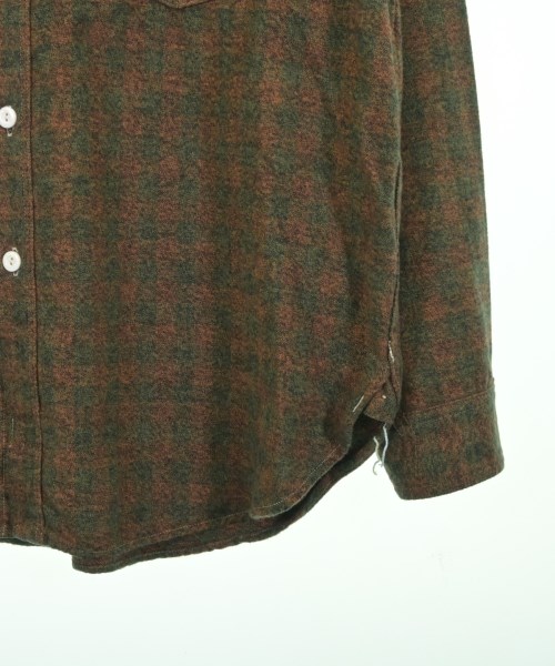 POST O'ALLS（ポストオーバーオールズ）カジュアルシャツ 茶 サイズ:M メンズ/2200622070094