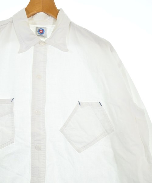 POST O'ALLS（ポストオーバーオールズ）カジュアルシャツ 白 サイズ:XL メンズ/2200633735050