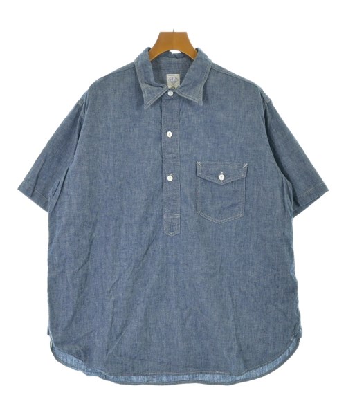POST O'ALLS(ポストオーバーオールズ)カジュアルシャツ 青 サイズ:XL/2200672461088