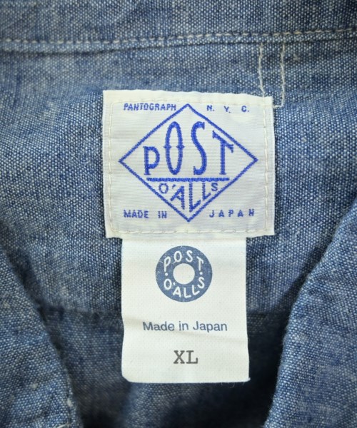 POST O'ALLS（ポストオーバーオールズ）カジュアルシャツ 青 サイズ:XL メンズ/2200672461088