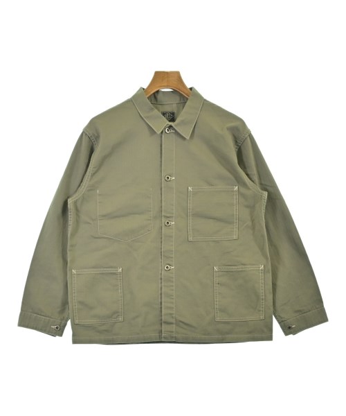 POST O'ALLS(ポストオーバーオールズ)ミリタリーブルゾン カーキ サイズ:S/2200675559119