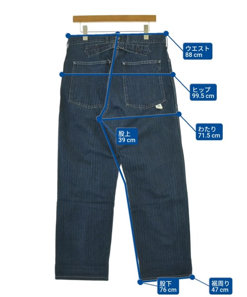 POST O'ALLS（ポストオーバーオールズ）デニムパンツ 青 サイズ:-(M位) メンズ/2200682090025