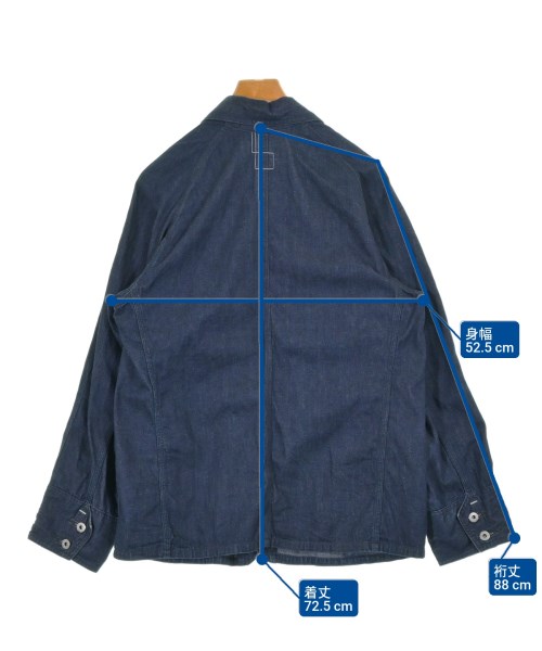 POST O'ALLS（ポストオーバーオールズ）カバーオール 紺 サイズ:M メンズ/2200693627036
