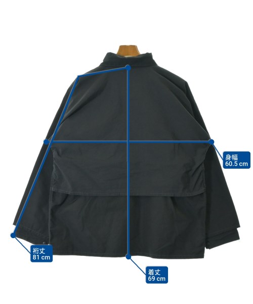 POST O'ALLS（ポストオーバーオールズ）カバーオール 黒 サイズ:M メンズ/2200696959066