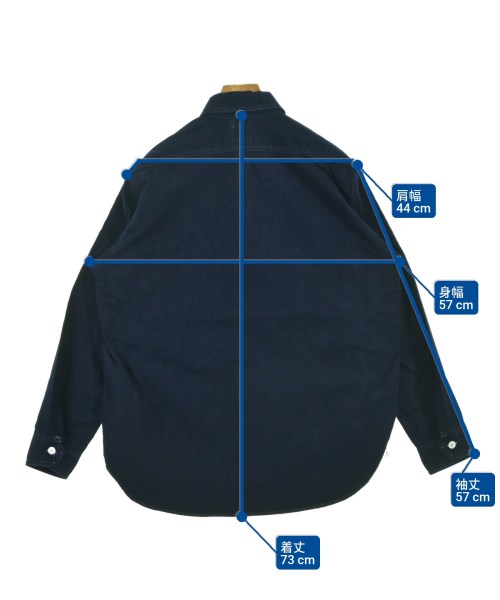 POST O'ALLS（ポストオーバーオールズ）カジュアルシャツ 青 サイズ:S メンズ/2200641660153