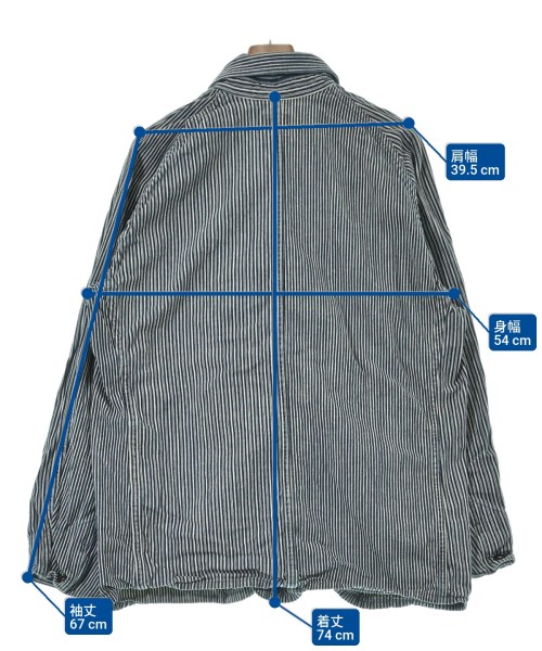 POST O'ALLS（ポストオーバーオールズ）カバーオール 紺 サイズ:XXL メンズ/2200653881034