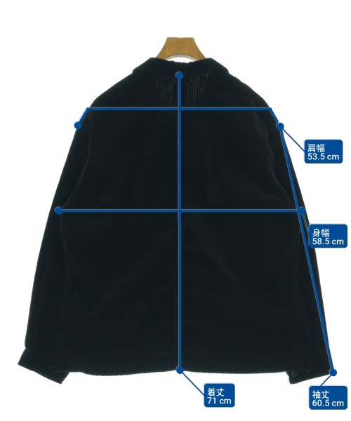 POST O'ALLS（ポストオーバーオールズ）カバーオール 黒 サイズ:L メンズ/2200722571033