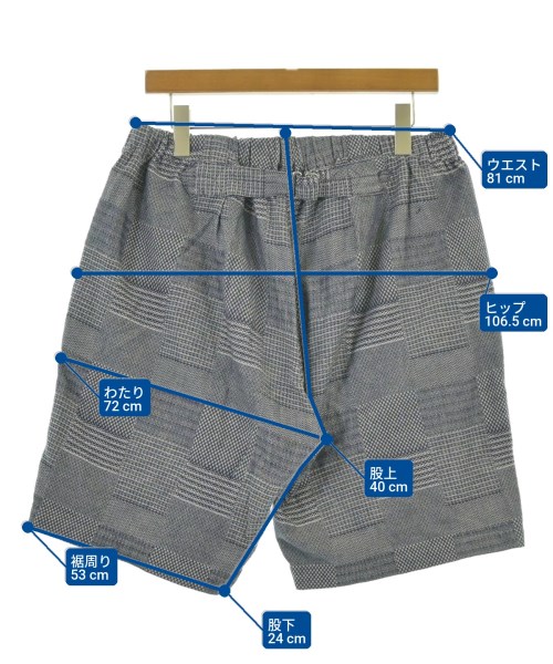 POST O'ALLS（ポストオーバーオールズ）ショートパンツ 紺 サイズ:XL メンズ/2200685213278