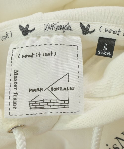 MARK GONZALES（マークゴンザレス）パーカー 白 サイズ:L メンズ/2200660717067