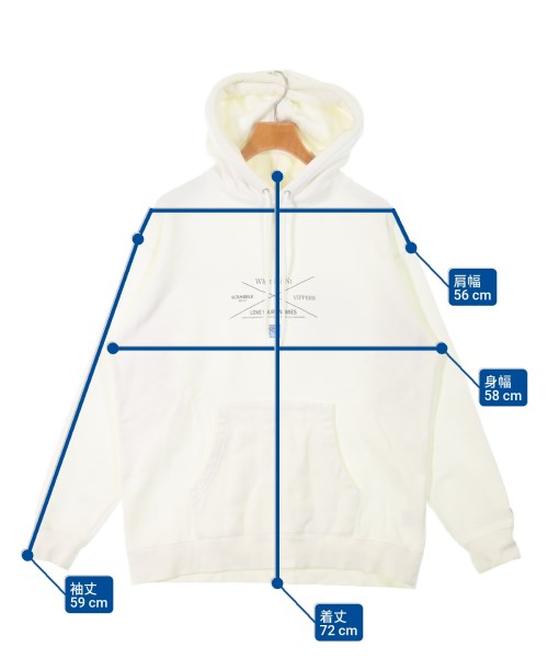 MARK GONZALES（マークゴンザレス）パーカー 白 サイズ:L メンズ/2200660717067