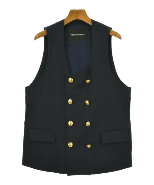 phenomenon(フェノメノン)カジュアルシャツ 紺 サイズ:38(M位)/2200646267098