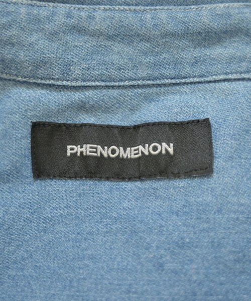 phenomenon（フェノメノン）カジュアルシャツ 青 サイズ:L メンズ/2200646102337
