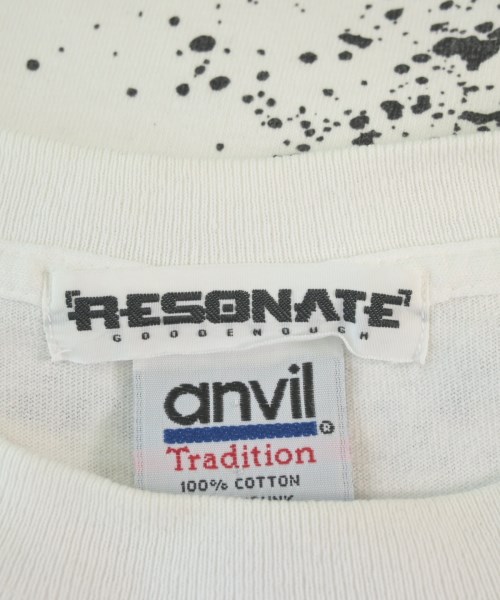RESONATE GOODENOUGH（リゾネイトグッドイナフ）Tシャツ・カットソー 白 サイズ:L メンズ/2200694661053