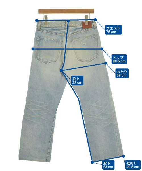 RADIALL（ラディアル）デニムパンツ 青 サイズ:30(M位) メンズ/2200661626030