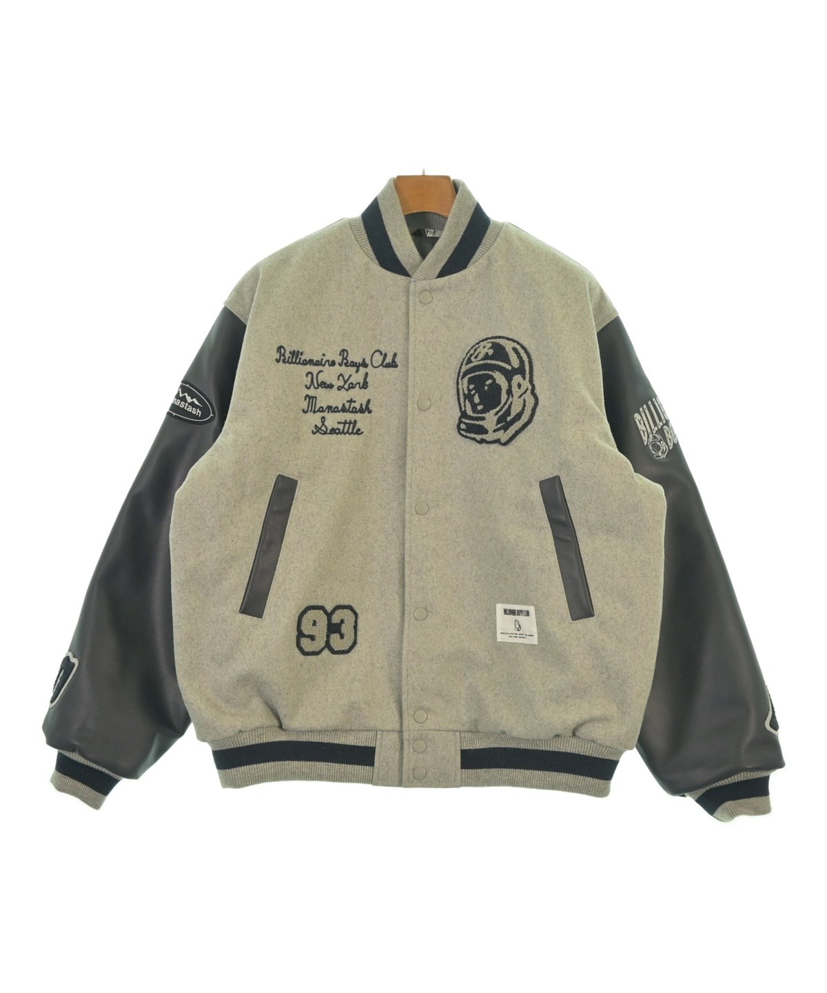 BILLIONAIRE BOYS CLUB（ビリオネアボーイズクラブ）スタジャン グレー