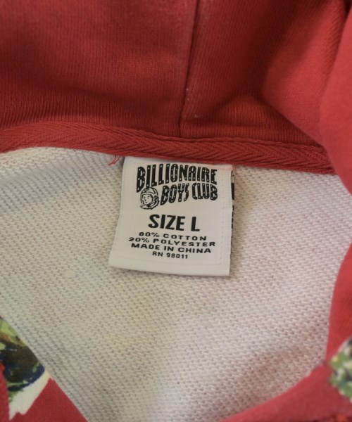 BILLIONAIRE BOYS CLUB（ビリオネアボーイズクラブ）パーカー 赤 サイズ:L メンズ/2200696376030