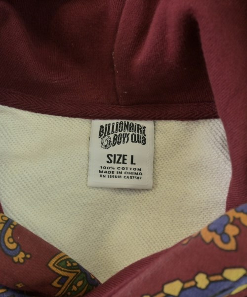 BILLIONAIRE BOYS CLUB（ビリオネアボーイズクラブ）パーカー 赤 サイズ:L メンズ/2200696376047