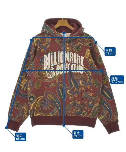 BILLIONAIRE BOYS CLUB（ビリオネアボーイズクラブ）パーカー 赤 サイズ:L メンズ/2200696376047