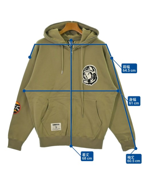 BILLIONAIRE BOYS CLUB（ビリオネアボーイズクラブ）パーカー カーキ サイズ:S メンズ/2200657391010