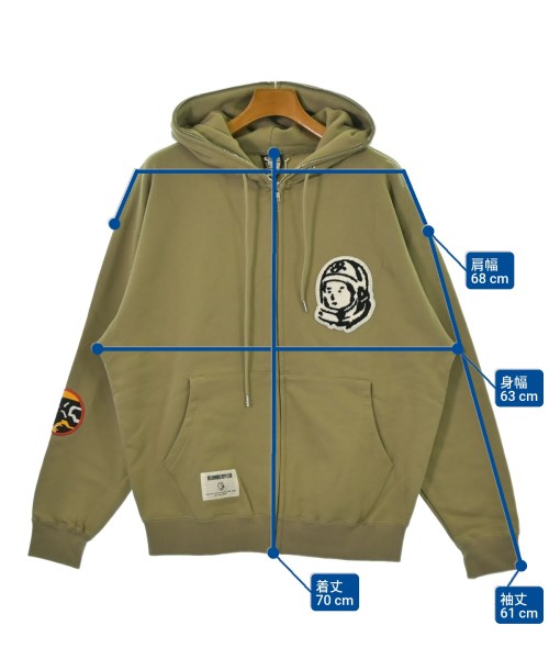 BILLIONAIRE BOYS CLUB（ビリオネアボーイズクラブ）パーカー カーキ サイズ:M メンズ/2200657391027