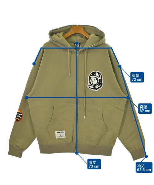 BILLIONAIRE BOYS CLUB（ビリオネアボーイズクラブ）パーカー カーキ サイズ:L メンズ/2200657391034