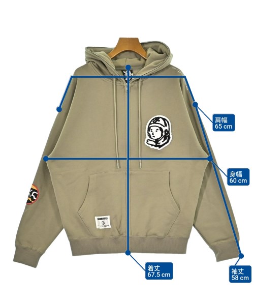BILLIONAIRE BOYS CLUB（ビリオネアボーイズクラブ）パーカー カーキ サイズ:M メンズ/2200657822019