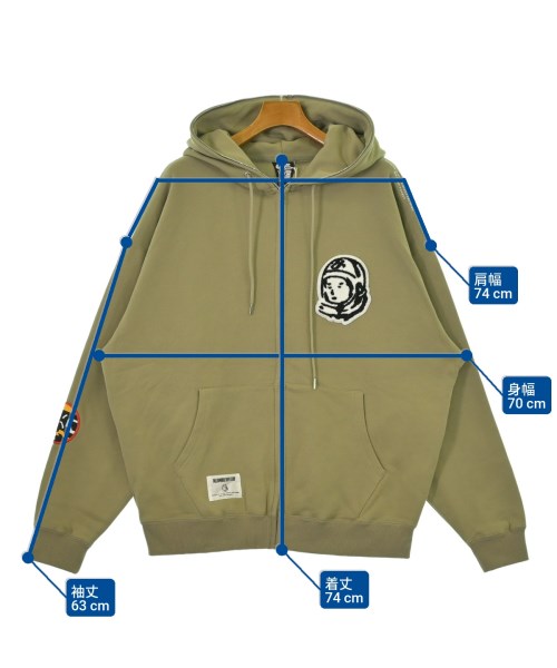 BILLIONAIRE BOYS CLUB（ビリオネアボーイズクラブ）パーカー カーキ サイズ:XL メンズ/2200660144023