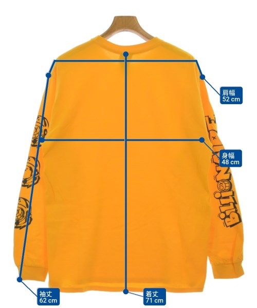 BILLIONAIRE BOYS CLUB（ビリオネアボーイズクラブ）Tシャツ・カットソー 黄 サイズ:L メンズ/2200684042091