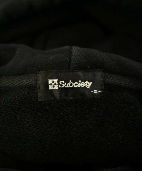 SUBCIETY（サブサエティー）パーカー 黒 サイズ:XL メンズ/2200718747022