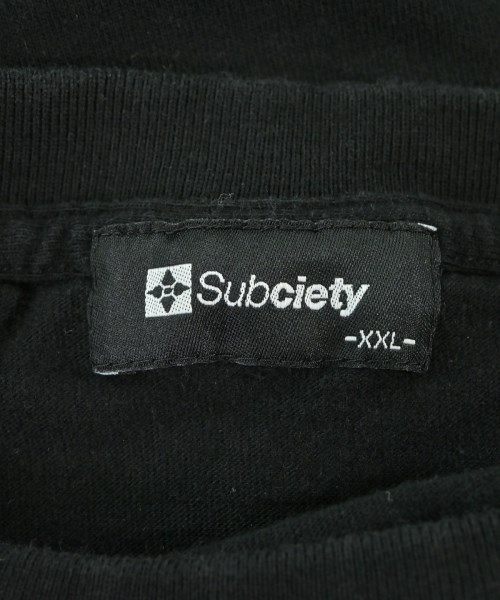 SUBCIETY（サブサエティー）Tシャツ・カットソー 黒 サイズ:XXL メンズ/2200645231021