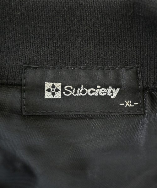 SUBCIETY（サブサエティー）ブルゾン 黒 サイズ:XL メンズ/2200645349177