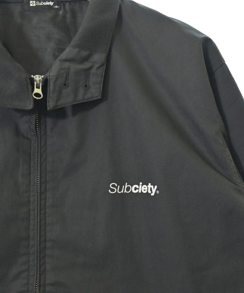 SUBCIETY（サブサエティー）ブルゾン 黒 サイズ:XL メンズ/2200645349177