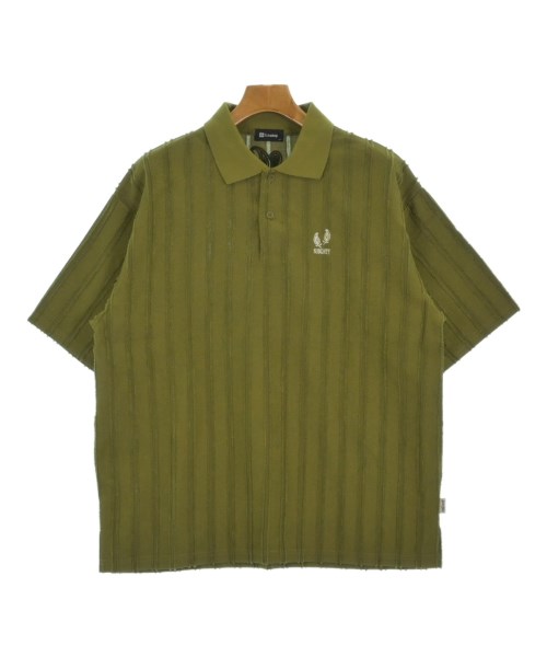 SUBCIETY(サブサエティー)ポロシャツ カーキ サイズ:L/2200662906124