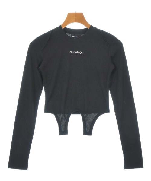 SUBCIETY（サブサエティー）Tシャツ・カットソー 黒 サイズ:-(XS位) レディース/2200672243158