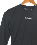 SUBCIETY（サブサエティー）Tシャツ・カットソー 黒 サイズ:-(XS位) レディース/2200672243158