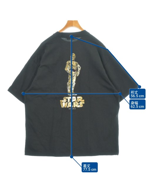 SUBCIETY（サブサエティー）Tシャツ・カットソー 黒 サイズ:XL メンズ/2200717536122